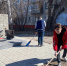 Весенний месячник по санитарной очистке и по благоустройству города - Медицинский колледж