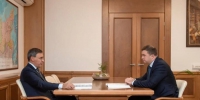 Омский губернатор Хоценко встретился с главой Минобрнауки РФ Фальковым - СуперОмск