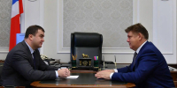 Виталий Хоценко провёл рабочую встречу с Анатолием Серышевым - 12 канал