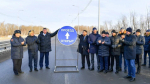 Глава Омского района Геннадий Долматов принял участие в открытии участка дороги на Сыропятском тракте