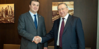 Виталий Хоценко провёл переговоры с руководителем «Транснефти» в Москве - 12 канал