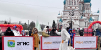 Рождественский полумарафон в Омске собрал рекордное число участников - 12 канал