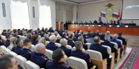 Губернатор Виталий Хоценко принял участие в коллегии УМВД России по Омской области - Газета Омский пригород