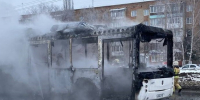 В Омске на Московке загорелся автобус с пассажирами - ИА Новый Омск