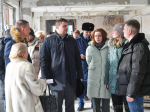 Губернатор Хоценко проверил ход ремонта трех омских школ