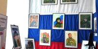 В Омске открылась патриотическая выставка портретов участников специальной военной операции (6+) - 12 канал