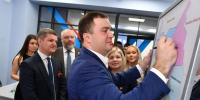 Виталий Хоценко и Роман Карманов торжественно открыли проектный офис Президентского фонда культурных инициатив в Омской области - Правительство Омской области