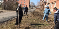 Активисты ТОС «Осташково» начали уборку территории - ТОС Омска