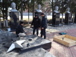 В Большеречье Омской области готовятся к зажжению вечного огня в честь 80-летия Победы