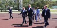 Виталий Хоценко отметил высокий уровень развития спортивной инфраструктуры в Омском районе - 12 канал