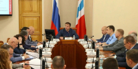 Виталию Хоценко представили отчёт о текущем статусе ключевых инфраструктурных проектов - 12 канал