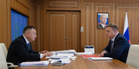 Виталий Хоценко обсудил с главой Минстроя России Иреком Файзуллиным развитие жилищного строительства и благоустройства в регионе  - Правительство Омской области