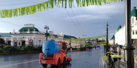 После масштабных праздничных гуляний в центре Омска оперативно навели порядок - ИА Омскрегион