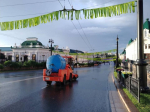 После масштабных праздничных гуляний в центре Омска оперативно навели порядок
