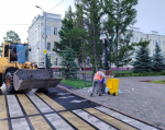 После масштабных праздничных гуляний в центре Омска оперативно навели порядок