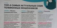ТОП-5 самых актуальных схем телефонных мошенников. - ТОС Омска