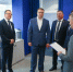 Виталий Хоценко посетил новый офис Газпромбанка в Омске - Правительство Омской области
