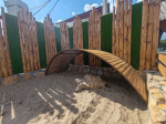 В Большереченском зоопарке новоселье отметили шпороносные черепахи