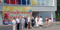Заместитель председателя Омского горсовета поздравила омичей с Днем города на избирательном округе - Городской Совет