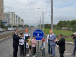 Виталий Хоценко и Сергей Шелест открыли для движения шестиполосный бульвар Архитекторов