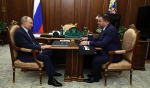 Омский губернатор Хоценко встретился с президентом Путиным