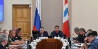 Виталий Хоценко и Дмитрий Шишкоедов провели совместное заседание антитеррористической комиссии и оперативного штаба в Омской области - Правительство Омской области