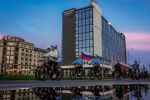 В Омске в День флага России прошел традиционный Ночной велопробег
