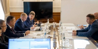 Виталий Хоценко обсудил с Министром транспорта РФ Андреем Никитиным проекты развития городской и гидротехнической инфраструктуры - Правительство Омской области