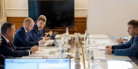 Виталий Хоценко встретился с Министром транспорта Российской Федерации Андреем Никитиным - 12 канал