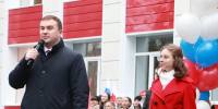 Виталий Хоценко и Сергей Шелест открыли в Омске лицей №29 после капитального ремонта - Правительство Омской области
