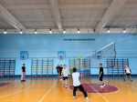 Внутриколледжные соревнования по волейболу среди студентов 1 курса.