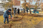 Личный состав УФСИН России по Омской области принял участие в субботнике