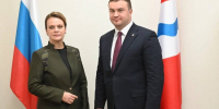 Анна Цивилёва и Виталий Хоценко провели рабочую встречу - Газета Омский пригород