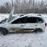Автомобиль съехал в кювет на трассе Омск — Русская Поляна - Комсомольская Правда