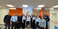 Виталий Хоценко посетил в селе Знаменское молодежное пространство и обновленный кадровый центр - Газета Омский пригород