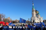 Депутаты и активисты «Единой России» пробежали Рождественский полумарафон в Омске