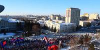 В Омске сегодня прошел Рождественский полумарафон - Комсомольская Правда