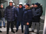 Виталий Хоценко проинспектировал ход строительства нового операционного корпуса КМХЦ