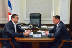 Виталий Хоценко принял доклады глав Тевризского и Омского районов