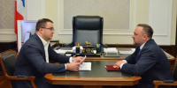 Виталий Хоценко принял доклады глав Тевризского и Омского районов - Газета Омский пригород