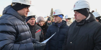 Виталий Хоценко проверил ход строительства школы в селе Одесское - 12 канал