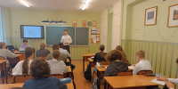 Продолжаются профориентационные встречи со школьниками г. Омска - ОмАЭиП