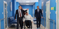 Сенатор Дмитрий Перминов и паралимпийский чемпион Александр Кузюков посетили омский Центр высокотехнологичного протезирования - ИА Новый Омск
