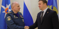 Виталий Хоценко и Александр Куренков обсудили меры по предотвращению пожаров и паводков в Омской области - Правительство Омской области