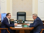 Виталий Хоценко провел рабочие встречи с главами Шербакульского и Нововаршавского районов