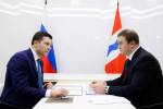 Виталий Хоценко и глава минпромторга России обсудили направления развития Омской области