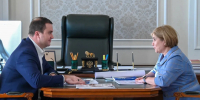 Виталий Хоценко провёл рабочие встречи с главами Полтавского и Называевского районов - Газета Омский пригород
