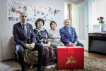 Дмитрий Перминов поздравил ветерана и встретился с юными боксерами