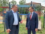 Игорь Антропенко и Мурат Адырбаев посетили Тарский район в Омской области