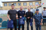 На территории спортивного комплекса исправительной колонии № 7 состоялся IX турнир по национальной борьбе «Хуреш»